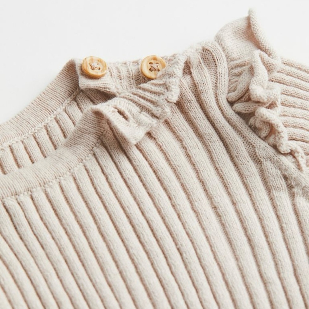H&M 2-piece Rib-knit Cotton Set, 2T - Picture 5 of 6